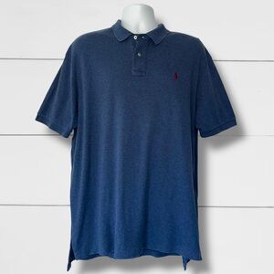 Ralph Lauren Polo Shirt Men’s XL Blue Red Pony